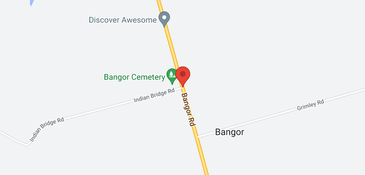 map of Acreage Bangor Road